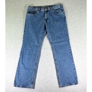 Jinglers 03 Mens Jeans Blue Tag Size 40x32 (39x32.5) Straight Medium Wash